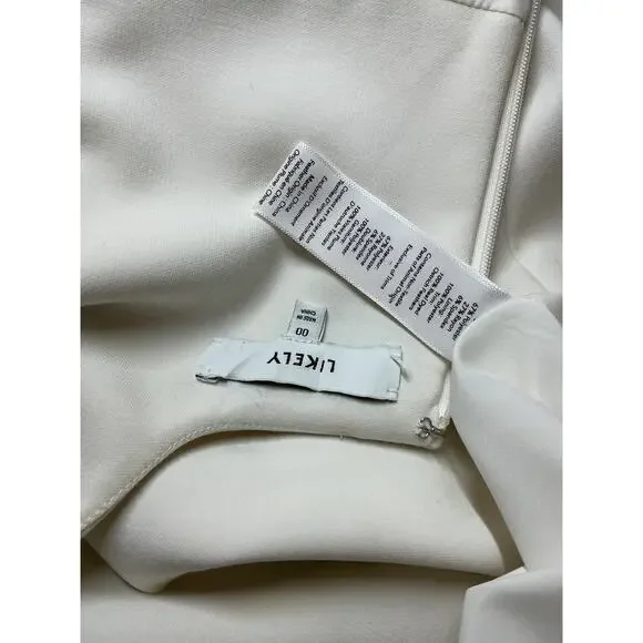 Likely Embellished Cream Rizzo Dress Size 00